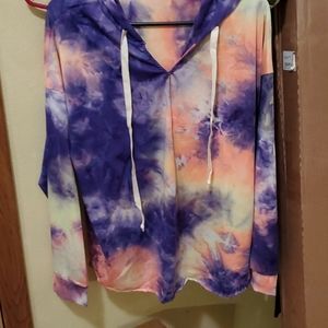 White Birch tye dyed lounge set